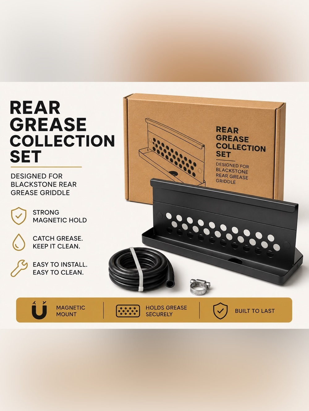 Rear Grease Collection Set - NEW IN BOX